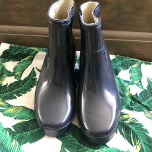 Hunter Wedge Rain Boots Size 5